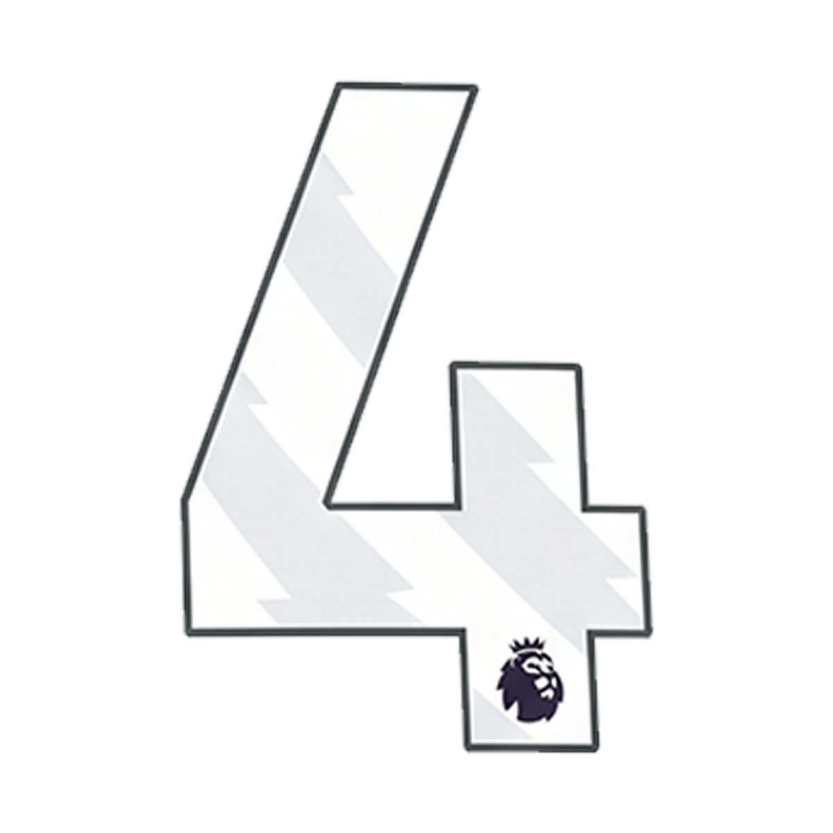 Premier League White Numbers 2023-27